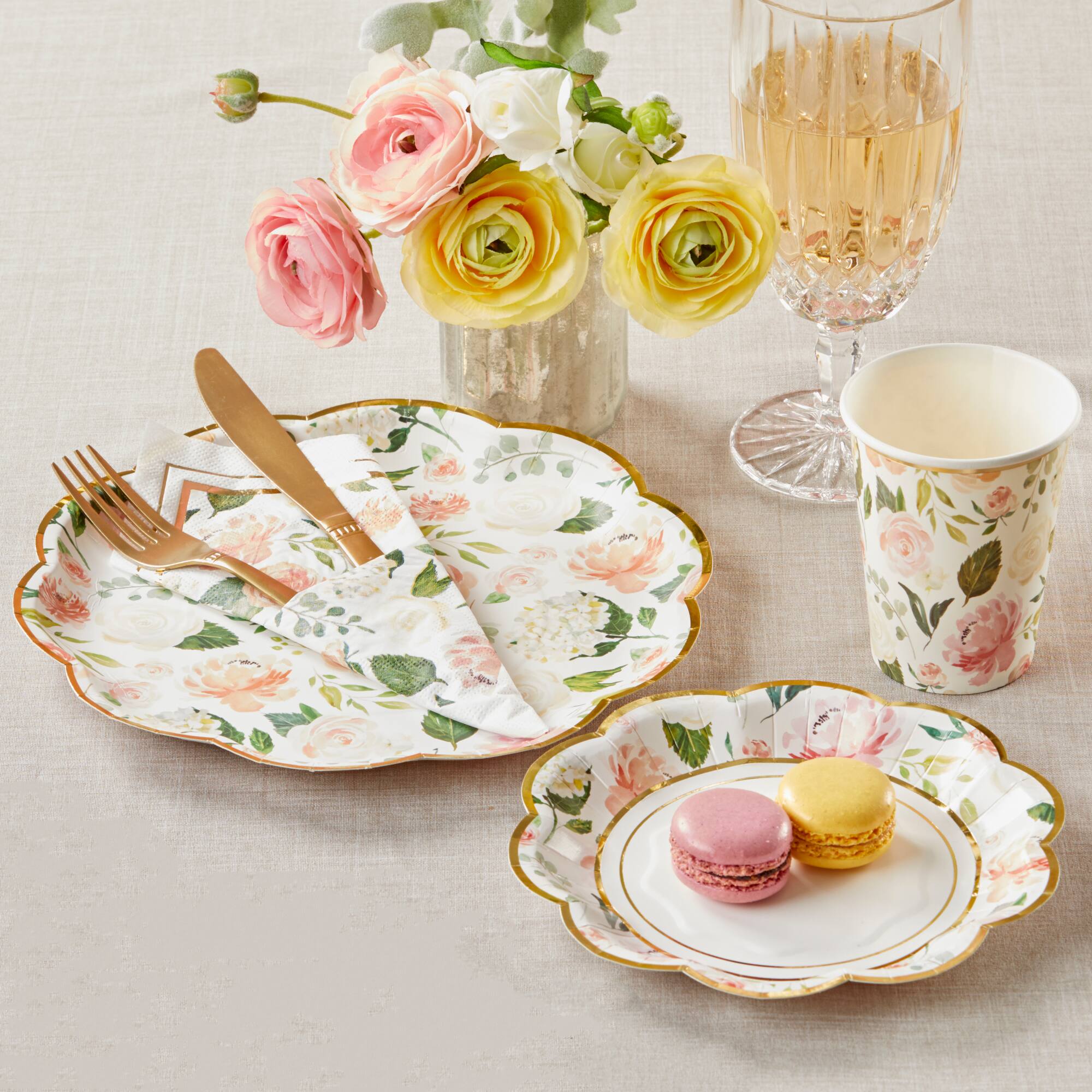 Kate Aspen® Brunch Floral Napkins, 60ct.